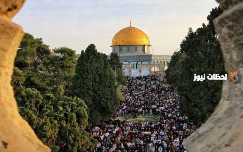 صلاة العيد في فلسطين
