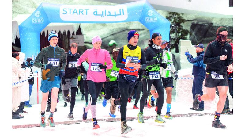 إغلاق باب التسجيل في سباق دبي للجري الثلجي غداً.