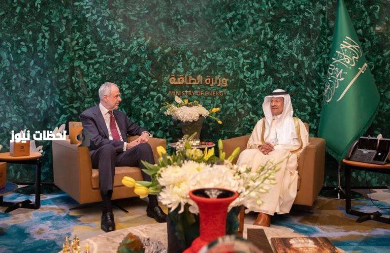 اجتماع وزير الطاقة مع الرئيس المعيَّن لمؤتمر الأطراف COP30