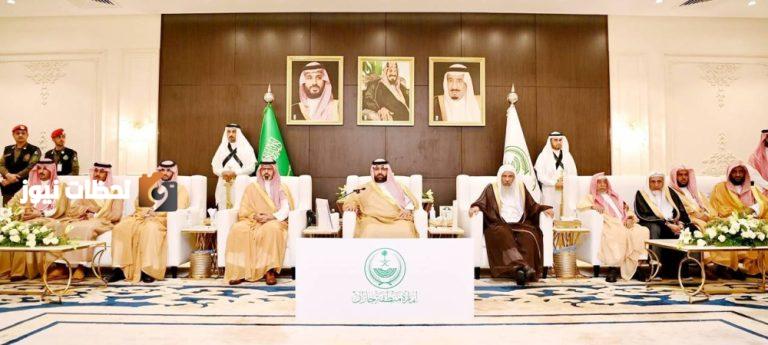 استقبال حار من محمد بن عبدالعزيز لأهالي جازان المهنئين بتعيينه أميراً للمنطقة