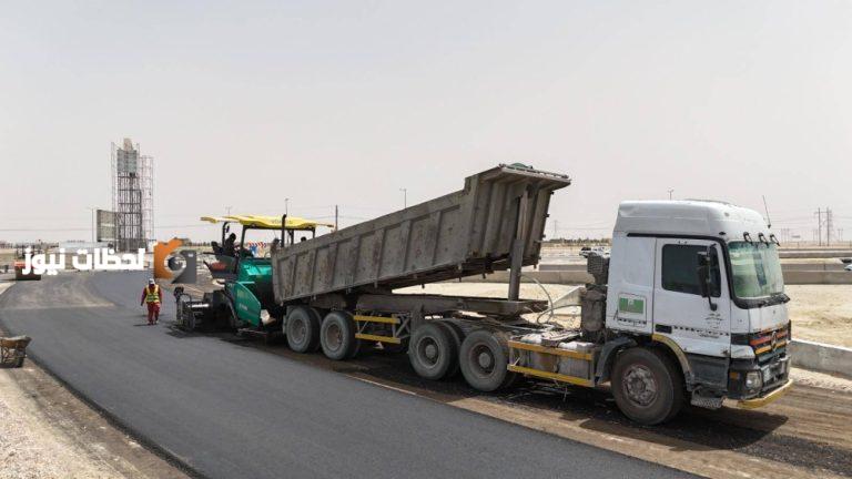 الخفجي تشهد انتهاء أعمال التسوية الترابية وبدء سفلتة مشروع ازدواجي طريق مكة الرابط بطريق الملك سلمان