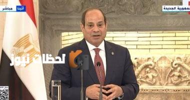 الرئيس السيسي: حماية دير سانت كاترين واجب والتزام من الدولة