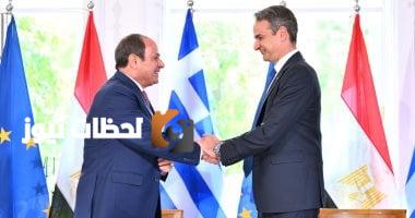 الرئيس السيسي ورئيس وزراء اليونان يشددان على ضرورة استئناف تنفيذ وقف إطلاق النار في غزة