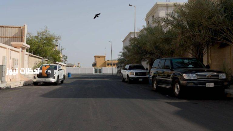 بدء أعمال تطوير شوارع داخلية في عنك بمساحة 19,000 م2