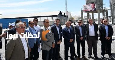 رئيس الوزراء يفتتح محطة الصب الجاف "أقماح" في ميناء غرب بورسعيد