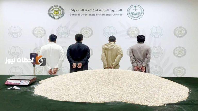 ضبط 1.5 مليون قرص إمفيتامين مخبأة في شحنة طاولات