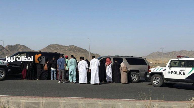 ضبط مواطنين ينقلان 15 وافداً مخالفاً لأنظمة الحج