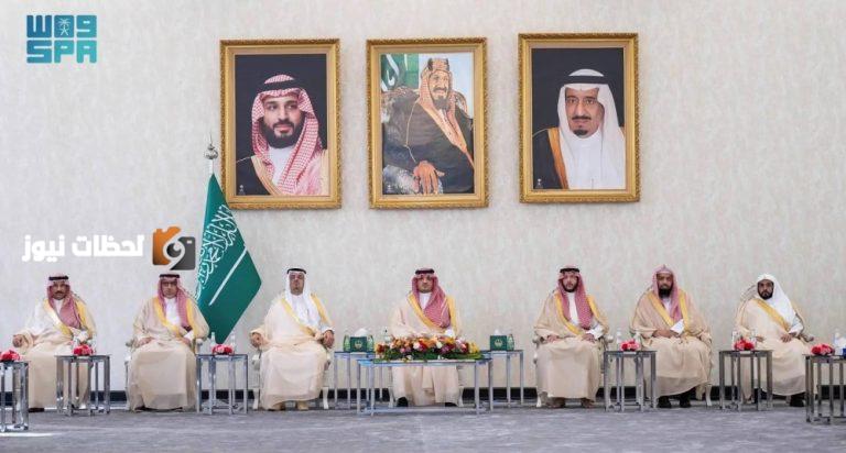 لقاء عبدالعزيز بن سعود مع أهالي الطائف