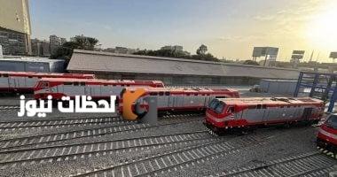 متوسط التأخيرات المتوقعة لبعض القطارات على خطوط السكك الحديدية