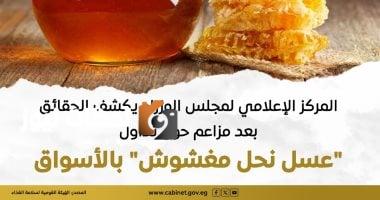 مجلس الوزراء يوضح الحقائق بشأن مزاعم تداول "عسل نحل مغشوش" في الأسواق