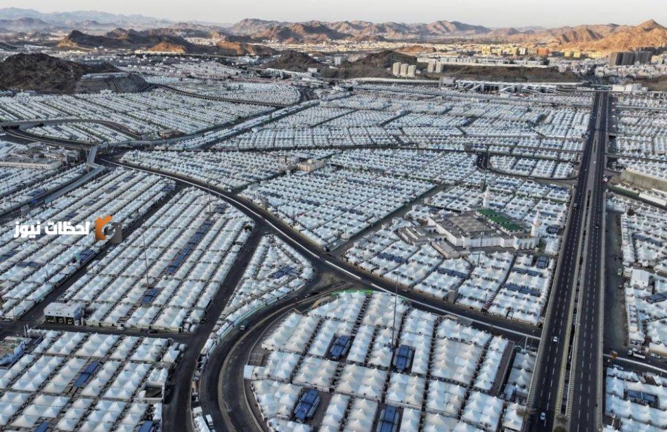 مشعر منى يرحب بالحجاج بأجمل الحلل