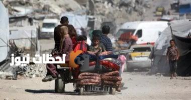 نزوح جماعي لمئات العائلات الفلسطينية من شمال قطاع غزة