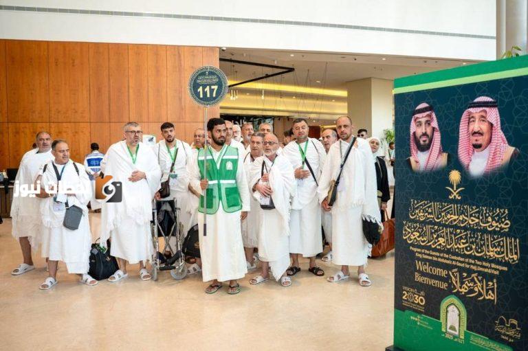 2443 حاجاً وحاجة يصلون إلى المشاعر المقدسة ضمن برنامج خادم الحرمين الشريفين