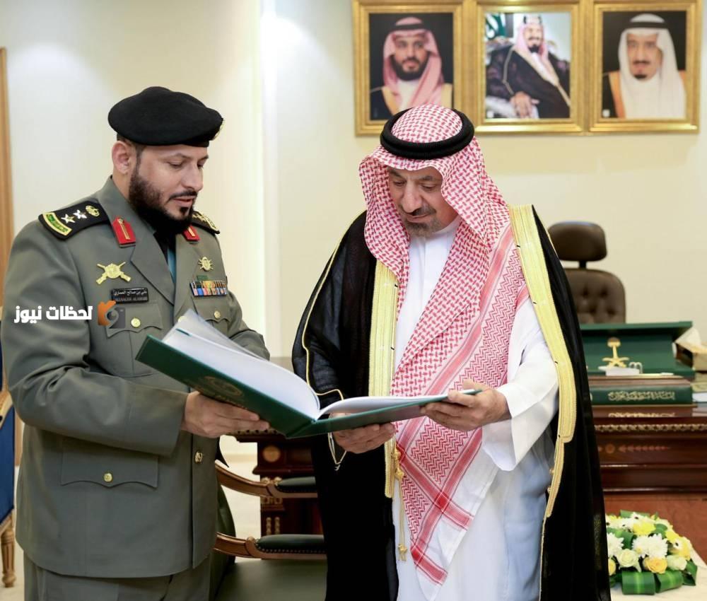 أمير نجران يستعرض التقرير السنوي لقوة الأفواج الأمنية بالمنطقة