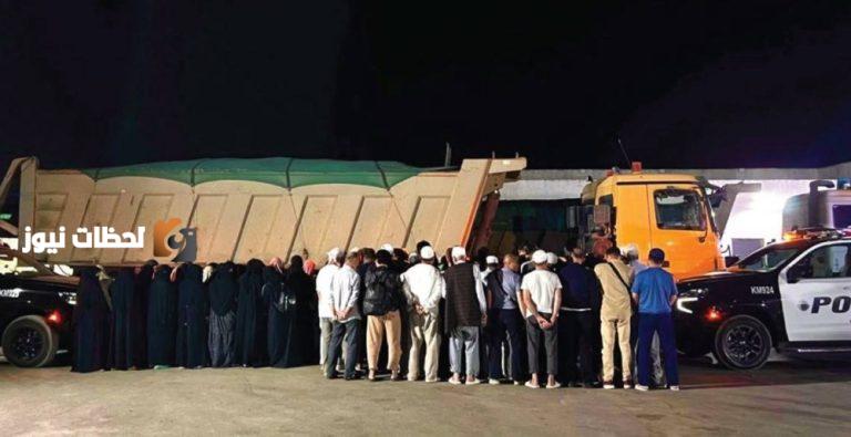 إلقاء القبض على 3 مواطنين لنقل 108 وافدين مخالفين لأنظمة الحج