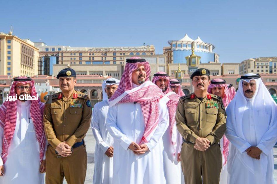 تحيات خادم الحرمين وولي العهد تتوجّه لرجال الأمن من سلمان بن سلطان