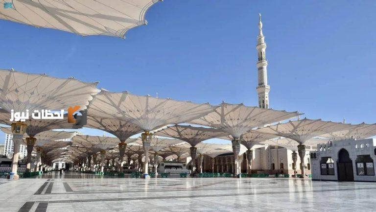 زيارة حجاج ذوي الشهداء والمصابين من القوات اليمنية إلى المسجد النبوي