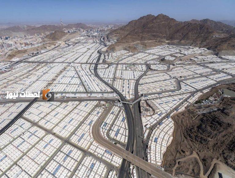 ضيوف الرحمن يصلون إلى مشعر منى.. إجراءات جوية لضمان انسيابية الحركة
