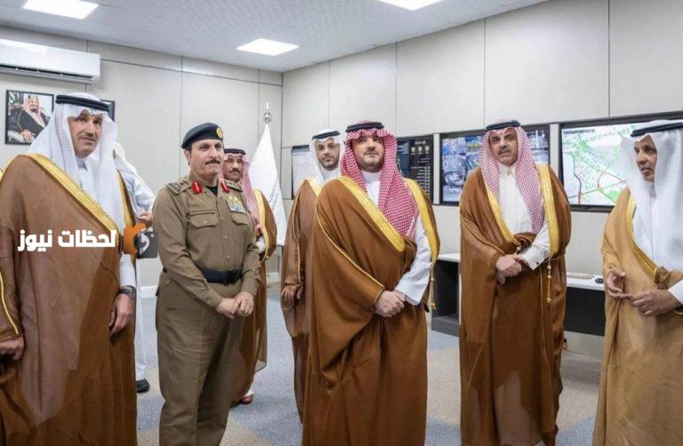 وزير الداخلية يتفقد مركز النقل في مشعر عرفة