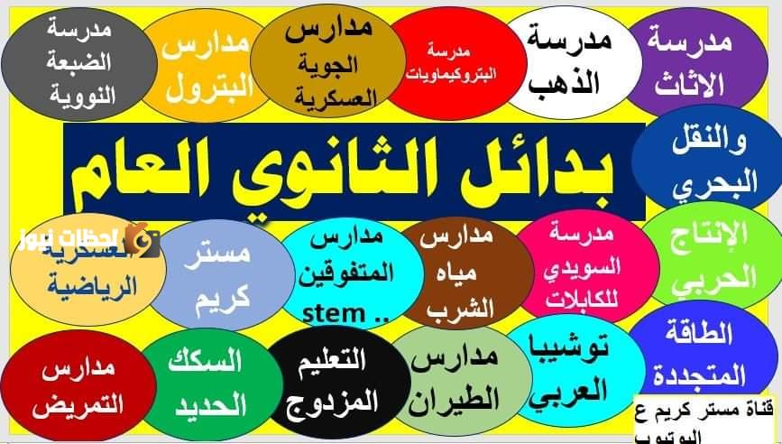 بدائل الثانوية العامة
