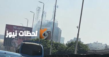 ازدحام مروري شديد على كوبري أكتوبر باتجاه مدينة نصر