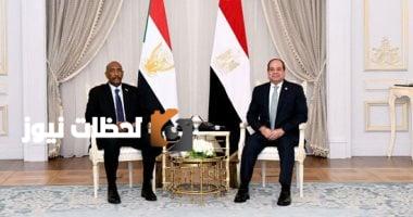 الرئيس السيسي يشدد للبرهان على دعم مصر الثابت لوحدة السودان وسيادته واستقراره.. صور