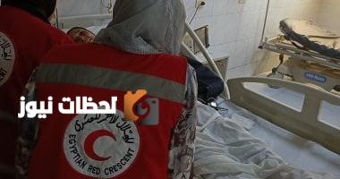 الهلال الأحمر المصري يقدّم الدعم النفسي لأسر ضحايا حادث الطريق الإقليمي