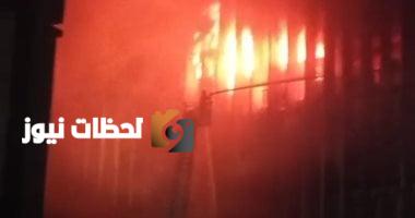 اندلاع جديد للنيران في مبنى سنترال رمسيس ومحاولات الإطفاء للسيطرة عليها. (صور)