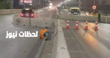 تحويلات مرورية بالطريق الدائري الإقليمي لأعمال تطوير ورفع الكفاءة
