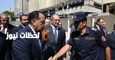 رئيس الوزراء يشيد بجهود رجال الحماية المدنية في التعامل مع حريق سنترال رمسيس