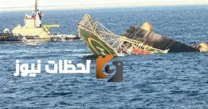 شاهد فيديو يحبس الأنفاس لغرق حفار بترول عملاق في البحر الأحمر
