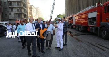 محافظ القاهرة يُشكل لجنة هندسية لتقييم تأثير الحريق على مبنى سنترال رمسيس