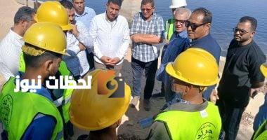مسؤولو "الإسكان" يتفقدون محطات معالجة الصرف والطرق في مدينة بني سويف الجديدة