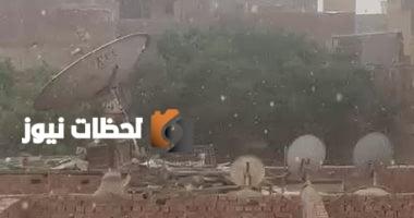 هطول أمطار غزيرة في القاهرة والجيزة رغم ارتفاع الحرارة