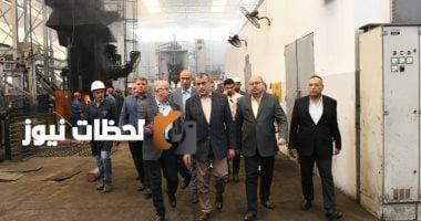 وزير الإنتاج الحربي يتفقد العملية الإنتاجية بشركة حلوان للصناعات الهندسية