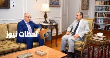 وزير الخارجية والهجرة يستضيف وزير الموارد المائية والري.. صور