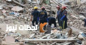 وفاة شخص وإصابة خمسة آخرين جراء انهيار مبنى في العطارين بوسط الإسكندرية