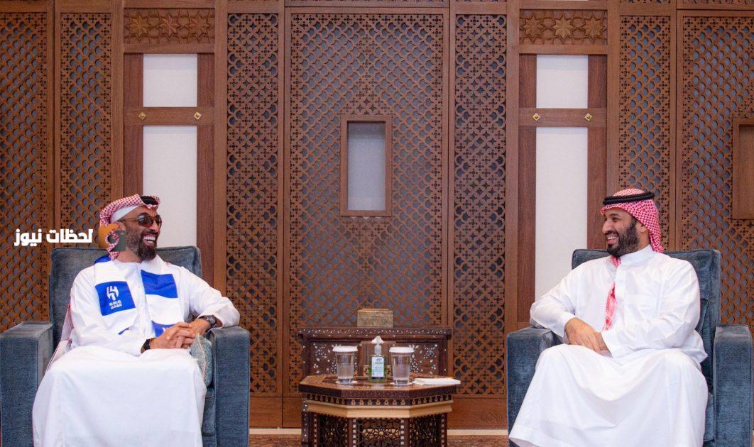 ولي العهد يبحث تعزيز التعاون مع مستشار الامن الوطني الاماراتي