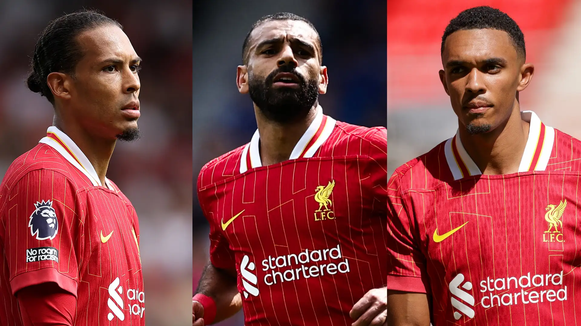 أرنولد ومحمد صلاح وفان دايك