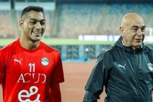تضاؤل فرص اللاعب مصطفى محمد في المشاركة بمباراة جنوب أفريقيا نتيجة تورم القدم