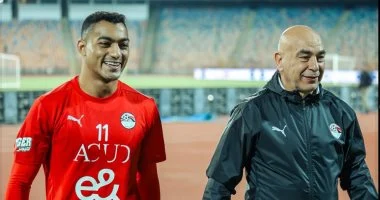 تضاؤل فرص اللاعب مصطفى محمد في المشاركة بمباراة جنوب أفريقيا نتيجة تورم القدم