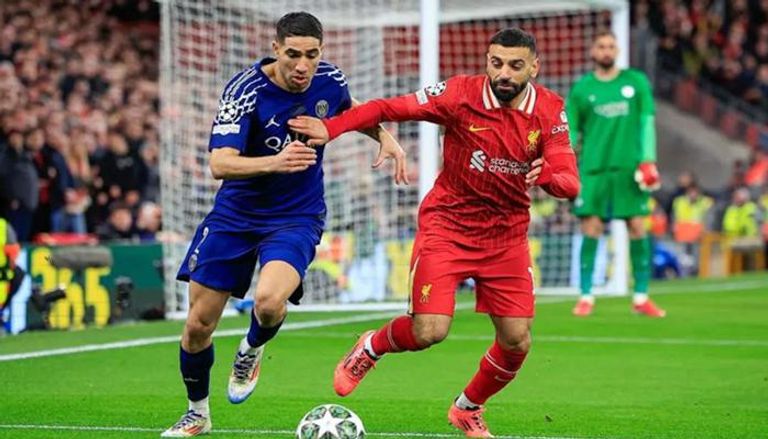 محمد صلاح وأشرف حكيمي