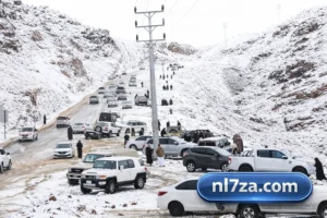 انخفاض درجات الحراره تحت الصفر في طريف