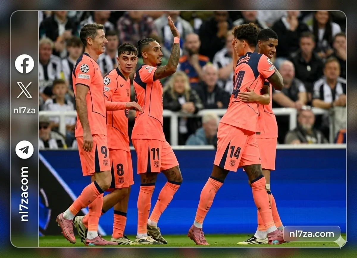 تشكيل برشلونة المتوقع لمواجهة نيوكاسل في دوري أبطال أوروبا