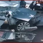 إصابة 5 من أسرة واحدة في انقلاب سيارة بطريق مصر الإسماعيلية الصحراوي