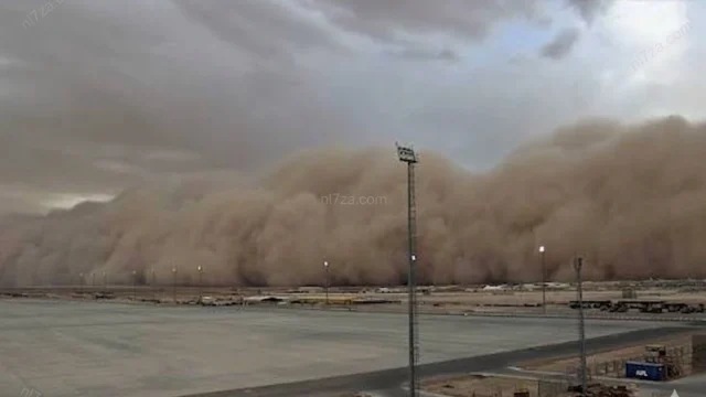 عاصفة غبارية