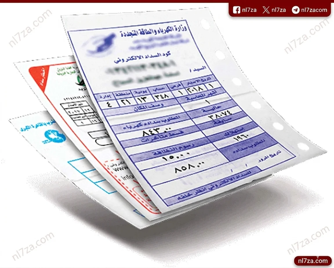 فاتورة الكهرباء