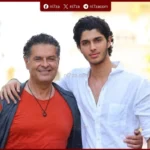 صورة عائلية تحسم الجدل راغب علامة يواجه شائعة طالت نجله لؤي