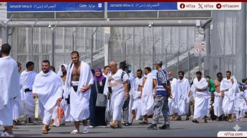 وصول الحجاج